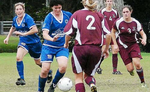 Woolgoolga playmaker Bub Hosking controls the ball at Urunga. Woolgoolga playmaker Bub Hosking controls the ball at Urunga.